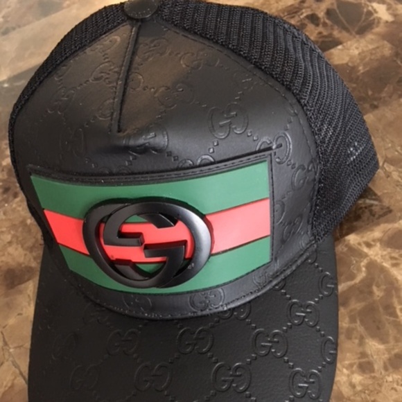 gucci net hat